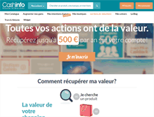 Tablet Screenshot of cashinfo.com